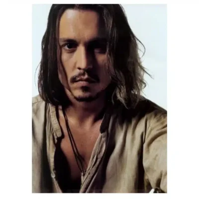 Picture of Johnny Depp Printed on Canvas - Image 2