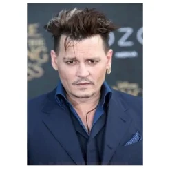 Picture of Johnny Depp Printed on Canvas - Image 3