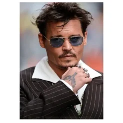 Picture of Johnny Depp Printed on Canvas - Image 6
