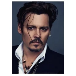 Picture of Johnny Depp Printed on Canvas - Image 8