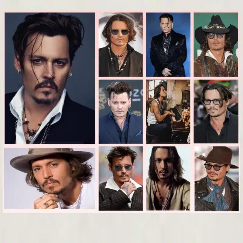 Picture of Johnny Depp Printed on Canvas