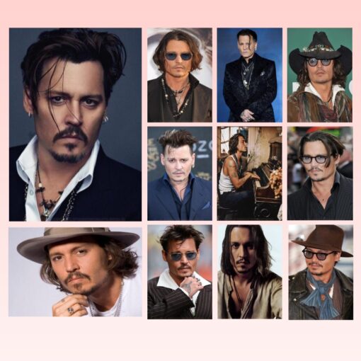Picture of Johnny Depp Printed on Canvas