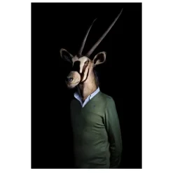 Portrait of Animal in Human Clothes Paintings Printed on Canvas - Image 2