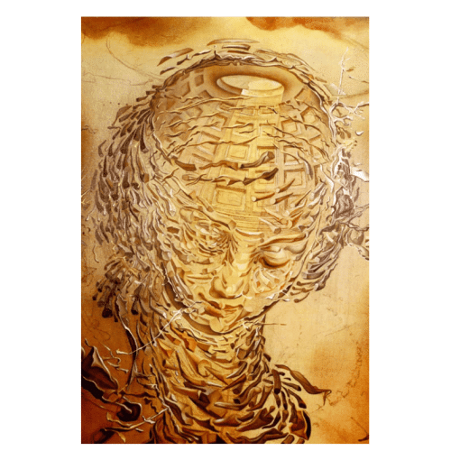 Raphaelesque Head Exploding by Salvador Dali