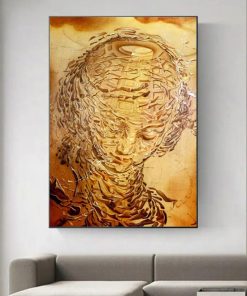 Raphaelesque Head Exploding by Salvador Dali 1951 Printed on Canvas