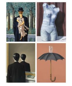 René Magritte Surrealism Paintings Printed on Canvas