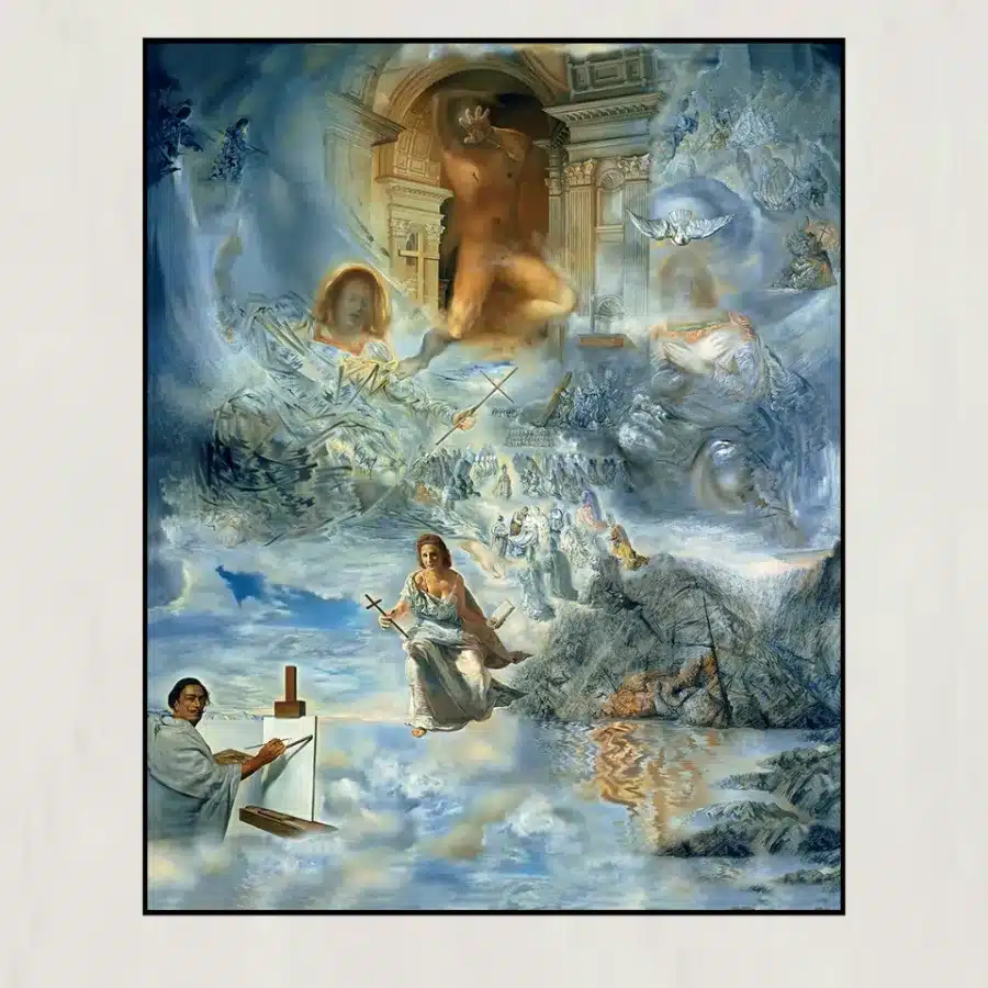 The Ecumenical Council by Salvador Dalí Printed on Canvas