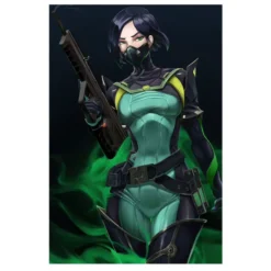 The Game Decoration Painting of Valorant Printed on HD Canvas - Image 2