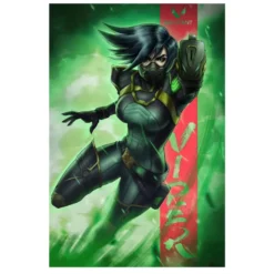 The Game Decoration Painting of Valorant Printed on HD Canvas - Image 3