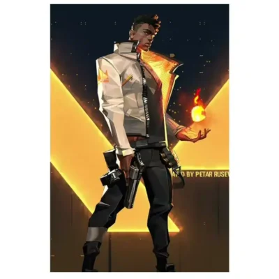 The Game Decoration Painting of Valorant Printed on HD Canvas - Image 7