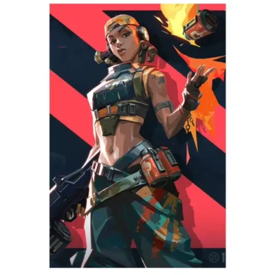 The Game Decoration Painting of Valorant Printed on HD Canvas - Image 8