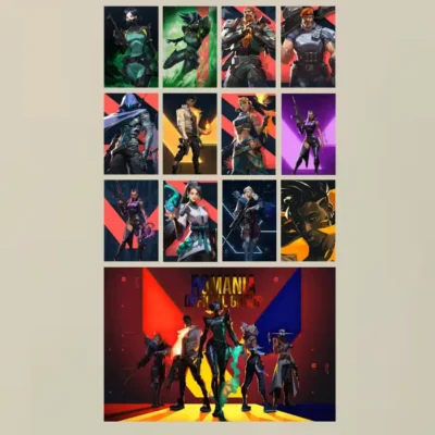 The Game Decoration Painting of Valorant Printed on HD Canvas