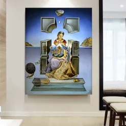 The Madonna of Port Lligat by Salvador Dalí Printed on Canvas