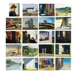 Twenty Paintings by Edward Hopper Printed on Canvas