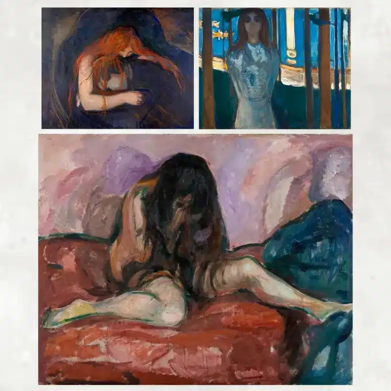 Vampire & The Voice-Summer Night and Nude by Edvard Munch