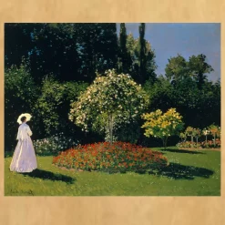 Woman in the Garden by Claude Monet 1867