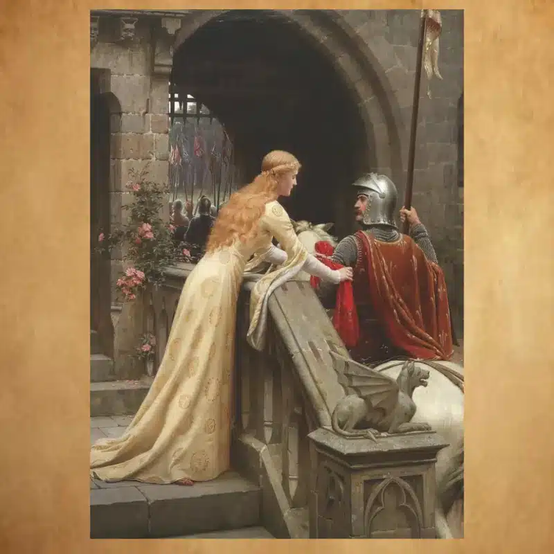 God Speed by Edmund Leighton Printed on Canvas
