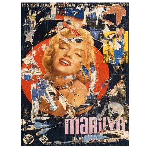 Graffiti Pop Art of Beautiful Woman Printed on Canvas - Image 5