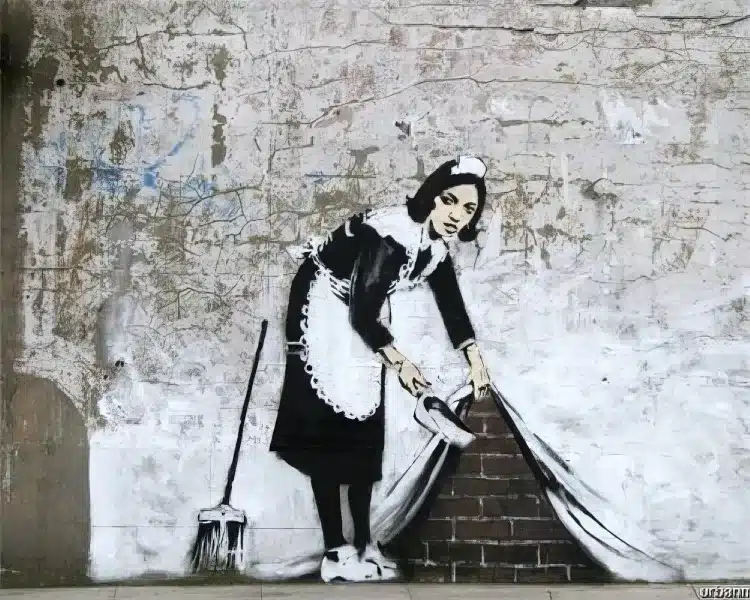Keep it Spotless by Banksy