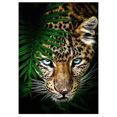 Artwork Paintings Animal In Flowers Printed on Canvas - Image 11
