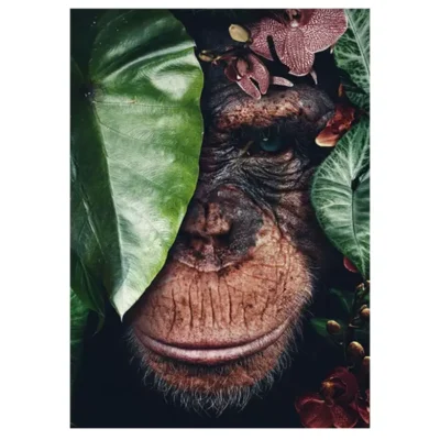 Artwork Paintings Animal In Flowers Printed on Canvas - Image 12