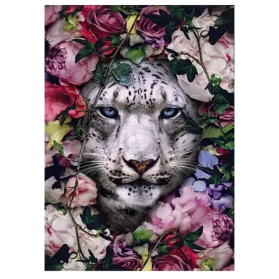 Artwork Paintings Animal In Flowers Printed on Canvas - Image 15