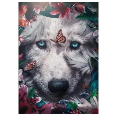 Artwork Paintings Animal In Flowers Printed on Canvas - Image 16