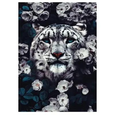 Artwork Paintings Animal In Flowers Printed on Canvas - Image 17