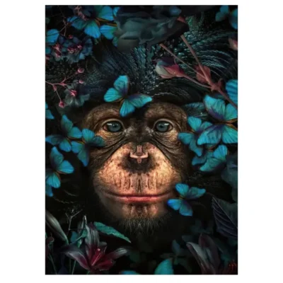 Artwork Paintings Animal In Flowers Printed on Canvas - Image 24