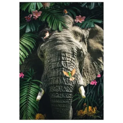 Artwork Paintings Animal In Flowers Printed on Canvas - Image 26