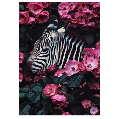 Artwork Paintings Animal In Flowers Printed on Canvas - Image 28