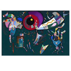 Around the Circle by Wassily Kandinsky