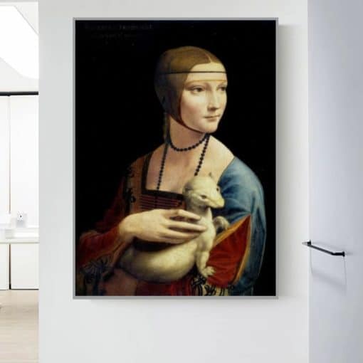 Classical Art The Lady with an Ermine by Leonardo da Vinci 1489
