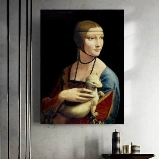 Classical Art The Lady with an Ermine by Leonardo da Vinci