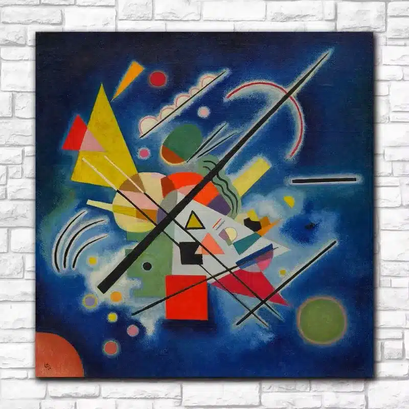 Fashion Blue Painting by Wassily Kandinsky 1924