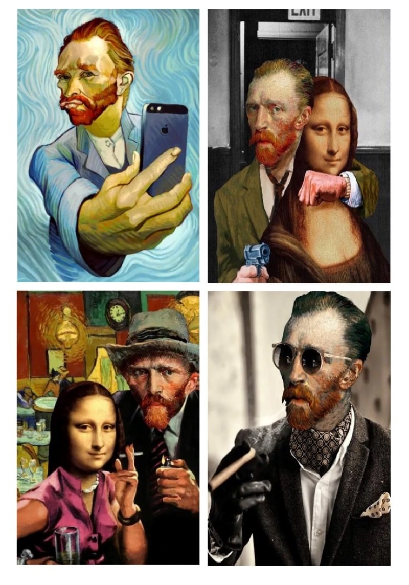 Funny Characters with Van Gogh