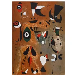 Joan Miro (11) Women, Birds and a Star 1949