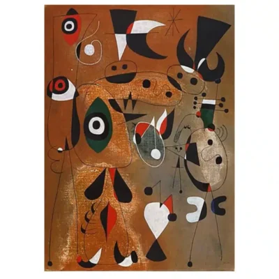 Joan Miro (11) Women, Birds and a Star 1949