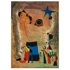 Joan Miro (12) The Blue Dog 1959