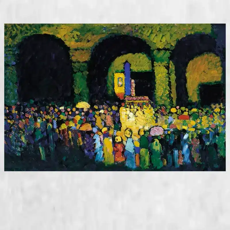 Ludwigskirche in Munich by Wassily Kandinsky 1908