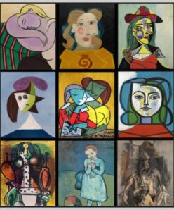 Paintings of Women by Pablo Picasso Printed on Canvas