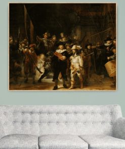 The Night Watch by Rembrandt Oil Painting Printed On Canvas