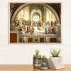 The School of Athens by Raphael Printed on Canvas
