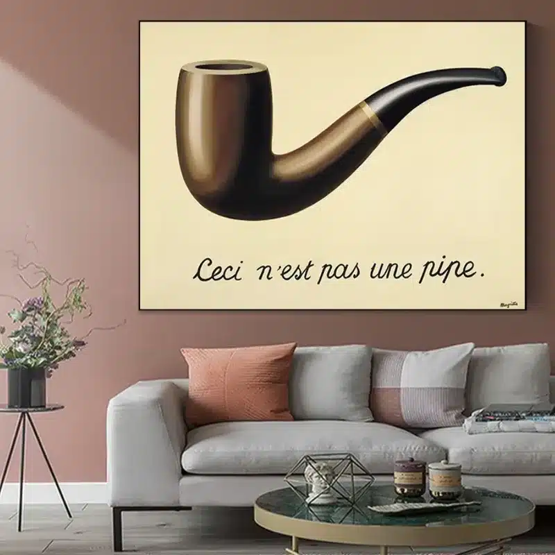 The Treachery of Images This Is Not a Pipe by René Magritte 1929