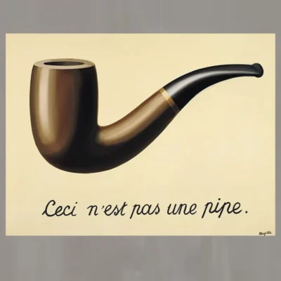 The Treachery of Images This Is Not a Pipe by René Magritte 1929
