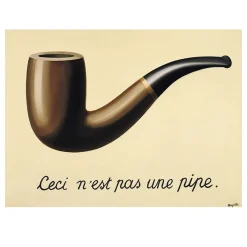 The Treachery of Images This Is Not a Pipe by René Magritte 1929