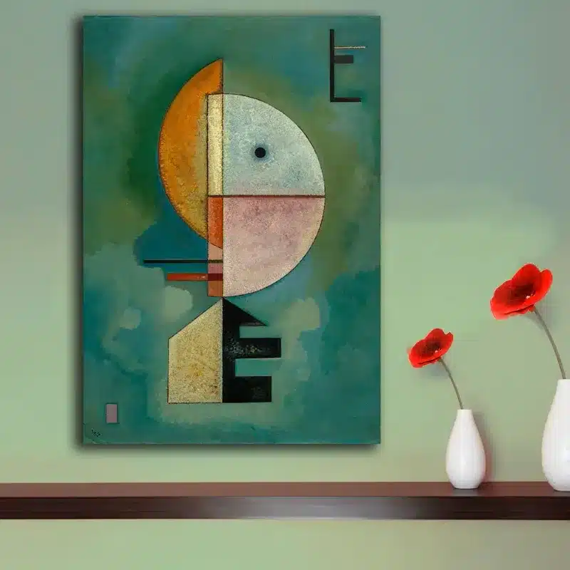 Upward by Wassily Kandinsky 1929 Printed on Canvas