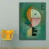 Upward by Wassily Kandinsky 1929 Printed on Canvas