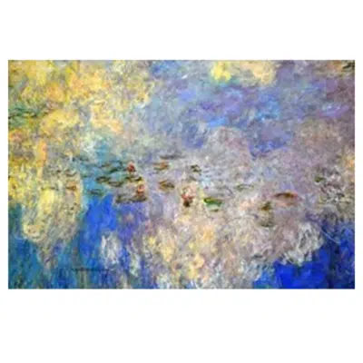 Water Lilies Reflections of Clouds by Claude Monet