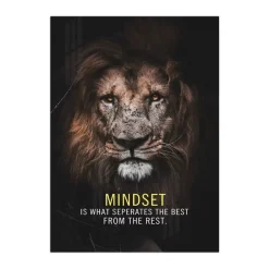 Animal Motivation Wall Art Printed on Canvas - Image 2